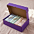 Caixa de Papelão Violeta Grande - 32 x 19 x 9 - Imagem 7