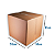 Caixa de Papelão Reforçada N31 - 55 x 50 x 47 - Imagem 1