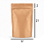 Saco Kraft Stand Up Pouch - Fecho Zip - 17 x 24 - Imagem 2