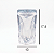 Saco Stand Up Pouch Metalizado com Frente Transparente - Fecho Zip - 10 x 17.5 - Imagem 1