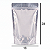 Saco Stand Up Pouch Metalizado com Frente Transparente - Fecho Zip - 16 x 28 - Imagem 1