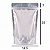Saco Stand Up Pouch Metalizado com Frente Transparente - Fecho Zip - 16 x 28 - Imagem 2