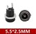 Conector Jack Plug 5.5x2.5 dc Fêmea - Imagem 2