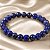 Pulseira De Pedra Bolinha Lapis Lazuli Azul 8mm - Imagem 1