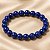 Pulseira De Pedra Bolinha Lapis Lazuli Azul 8mm - Imagem 5