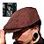 Boina Italiana Inglesa Peaky Blinders Marrom Outono Inverno - Imagem 1