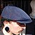 Boina Azul Marinho Estilo Peaky Blinders Artista Britânica - Imagem 3
