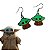 Brincos Baby Yoda Mestre Yoda Mandalorian Star Wars Bicudos - Imagem 3