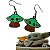 Brincos Baby Yoda Mestre Yoda Mandalorian Star Wars Bicudos - Imagem 4