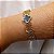 Pulseira Feminina Virginia Trevo Alhambra  Dourado Preto Grife - Imagem 5