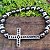 Pulseira Hematita Cruz Cravejada Luxo Glamour Proteção Nova Adicionar - Imagem 1