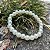 Pulseira De Pérola Bolinha Branca 8mm Flexível Conta Miçanga - Imagem 4