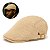 Boina Com Regulagem Lateral Estilo Peaky Blinders Cor Bege - Imagem 1