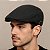 Boina Com Regulagem Lateral Peaky Blinders Preta Fivela Nova - Imagem 2