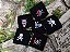 Munhequeira De Rock Rolling Stones Caveira Atacado Kit C/24 - Imagem 8