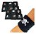 Kit 24 Munhequeira Bracelete Confortável Caveiras Rock Show - Imagem 1