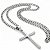Corrente Colar Masculino Aço Inox Premium Crucifixo Luxo - Imagem 1