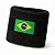 Kit 2 Munhequeiras Brasil Copa do Mundo Bracelete Preta Nova - Imagem 5
