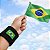 Kit 12  Munhequeiras Brasil Copa do Mundo Bracelete Preto - Imagem 5