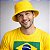 Chapéu Bucket Panamá Amarelo Estilo Praia Copa do Mundo Novo - Imagem 4