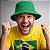 Chapéu Bucket Panamá Verde Estilo Praia Copa do Mundo Brasil - Imagem 2