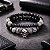 Kit 2 Pulseiras Masculinas Ônix Hematita Jaspe Caveira - Imagem 2
