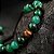 Pulseira Regulável Olho de Tigre verde + Agata Verde - Imagem 5