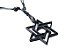 Colar Masculino Estrela De Davi All Black Regulável - Imagem 1