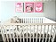 Kit 3 quadros decorativos infantil com ilustração personalizada menina - Imagem 1