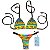 Biquíni Mana Tribal Neon - Imagem 1