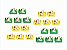 100 Forminhas copa do qatar verde amarelo - Imagem 1