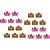 100 Forminhas para doces 4 pétalas Emoji cocô menina - Envio Imediato - Imagem 1