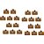 150 Forminhas 4 pétalas p/ doces Emoji cocô - Envio Imediato - Imagem 1