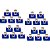150 Forminhas p/ doces Menino Marinheiro azul escuro - Envio Imediato - Imagem 1