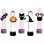 30 Tubetes Halloween menina (lilás e preto) - Envio Imediato - Imagem 1