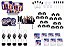 Kit festa BTS (preto) 191 peças (20 pessoas) - Imagem 1