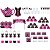 kit festa Chá de Lingerie (pink e Preto) 173 peças (20 pessoas) - Imagem 1