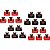 kit festa Chá de Lingerie (vermelho e Preto) 143 peças (20 pessoas) - Imagem 3