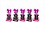 Kit Festa Chá de Lingerie Pink 104 peças (15 pessoas) cone milk - Imagem 4