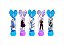 Kit festa decorado  Frozen 2 (azul e lilás) 105 peças (10 pessoas) - Imagem 6