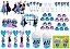 Kit festa decorado  Frozen 2 (azul e lilás) 105 peças (10 pessoas) - Imagem 1
