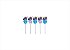 Kit festa decorado  Frozen 2 (azul e lilás) 105 peças (10 pessoas) - Imagem 5