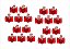 Kit festa decorado  Minnie vermelha 61 peças - Imagem 4
