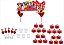 Kit festa decorado  Minnie vermelha 61 peças - Imagem 1
