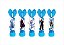 Kit festa decorado Frozen 2 (azul)  173 peças (20 pessoas) - Imagem 3