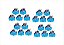 Kit festa decorado Frozen 2 (azul)  61 peças - Imagem 3