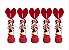 Kit festa decorado Minnie vermelha  113 peças (10 pessoas) - Imagem 6
