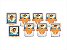 Kit festa decorado Moana Baby  (laranja) 113 peças (10 pessoas) - Imagem 4
