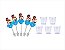 Kit festa decorado Moana Baby (azul) 61 peças - Imagem 3