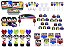 Kit festa decorado Now United (color) 191 peças (20 pessoas) - Imagem 1